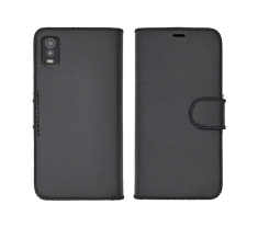 Knížkové pouzdro pro CUBOT Note 8, kožené, černé