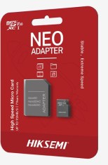 Paměťov&aacute; karta HIKSEMI 8GB, MicroSD + adapt&eacute;r