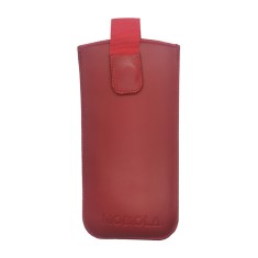 Vysouvací pouzdro pro MOBIOLA MB2400, MB3120, MB3120i, MB3200i, MB4120, MB4280 kožené, červené