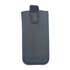 Vysouvací pouzdro pro MOBIOLA MB2400, MB3120, MB3120i, MB3200i, MB4120, MB4280 kožené, černé