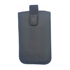 Vysouvací pouzdro pro MOBIOLA MB800, kožené, černé
