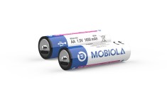 Nabíjecí baterie AA,  USB-C, 1650 mAh, 1.5 V - 2 ks